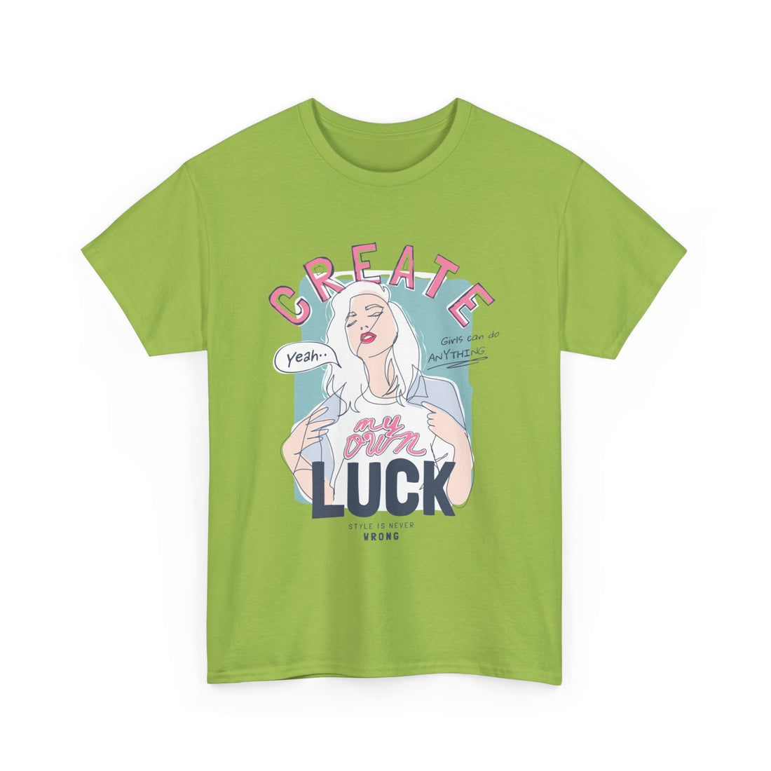 Create My Own Luck T-Shirt - Graphic T-Shirt from Tee Utopia