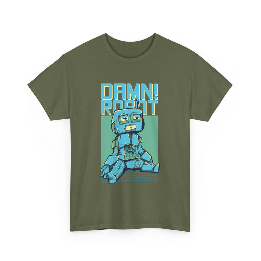 Damn! Robot T-Shirt - Graphic T-Shirt from Tee Utopia