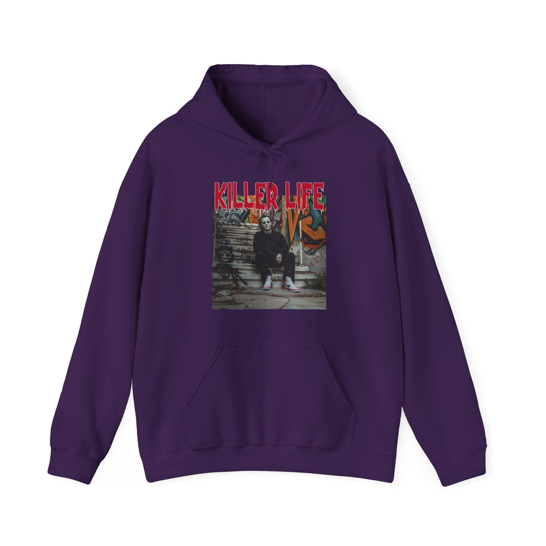 Killer Life Hoodie - Graphic Hoodie from Tee Utopia