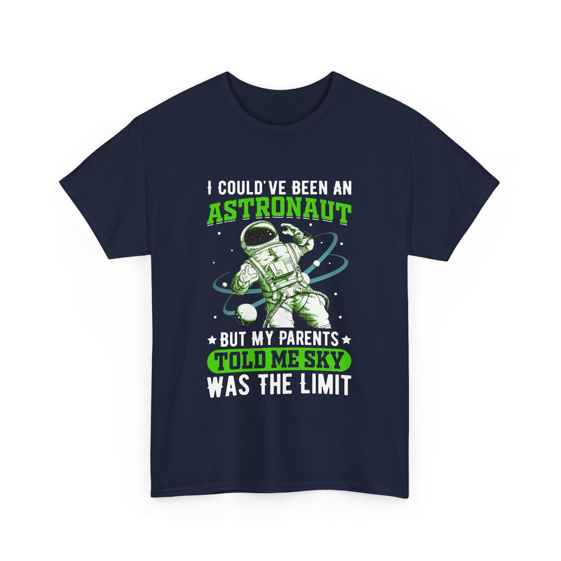 I Could Of Been An Astronaut  T-Shirt - Graphic T-Shirt from Tee Utopia