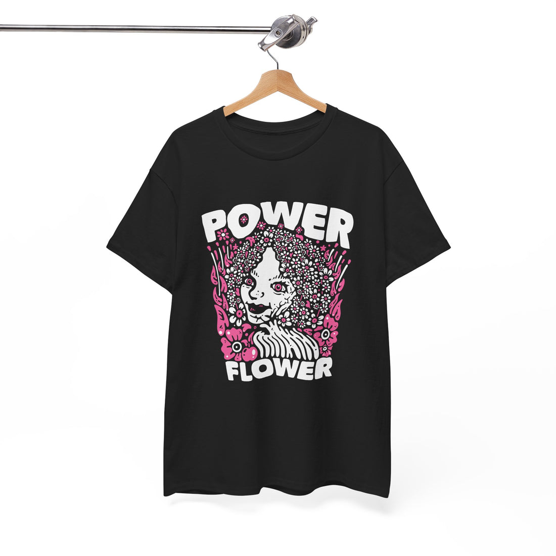 Power Flower T-Shirt - Graphic T-Shirt from Tee Utopia