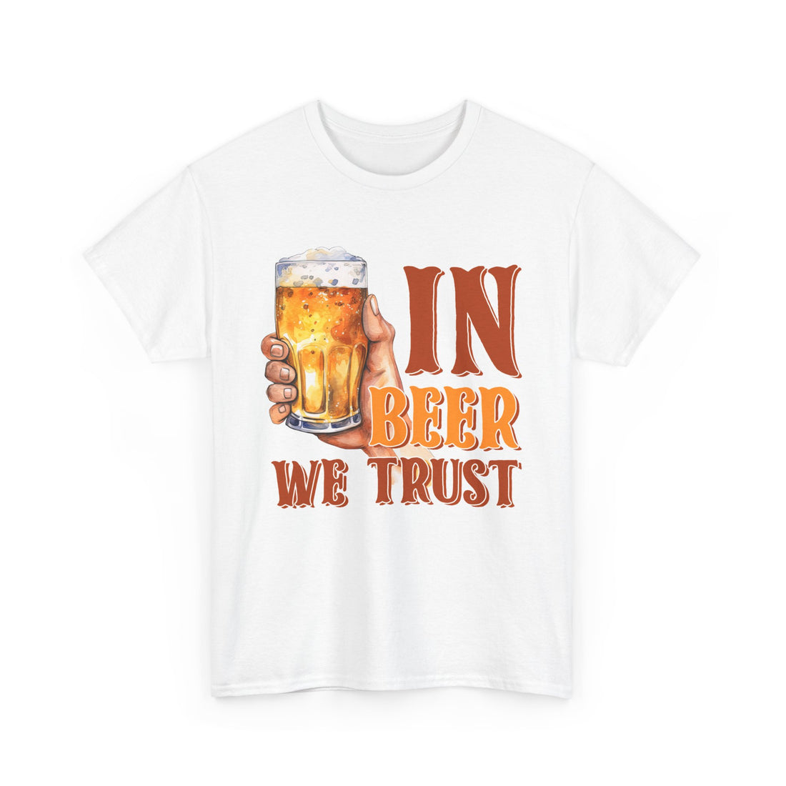 In Beer We Trust  T-Shirt - Graphic T-Shirt from Tee Utopia