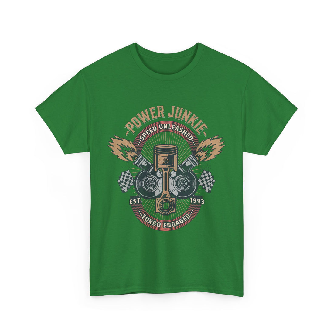 Power Junkie T-Shirt - Graphic T-Shirt from Tee Utopia