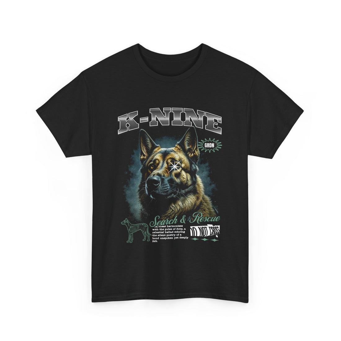 K-NINE T-Shirt - Graphic T-Shirt from Tee Utopia