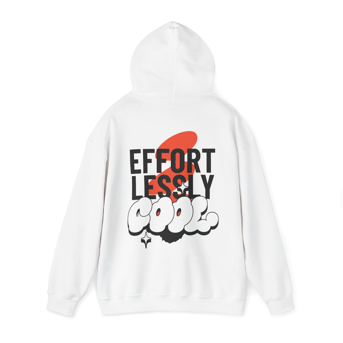Effortlessly Cool Front and Back Hoodie - Graphic Hoodie from Tee Utopia