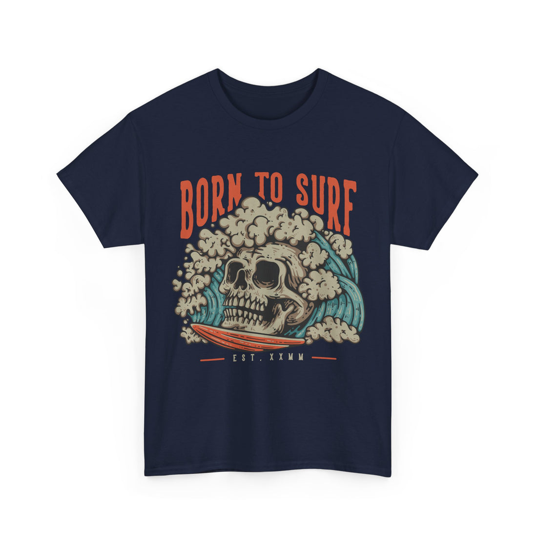 Born To Surf T-Shirt - Graphic T-Shirt from Tee Utopia