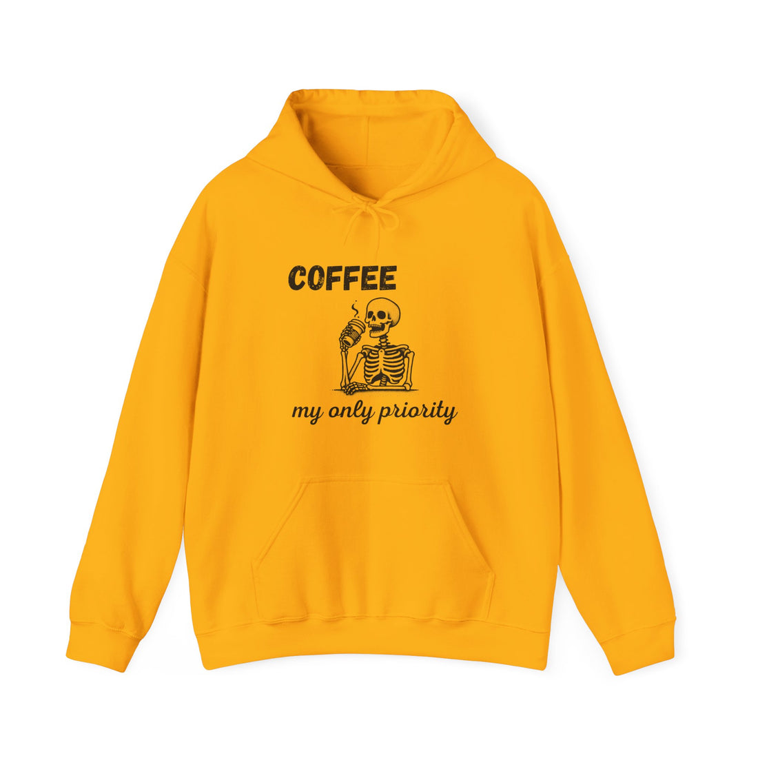 Coffee My Only Priority Hoodie - Graphic Hoodie from Tee Utopia