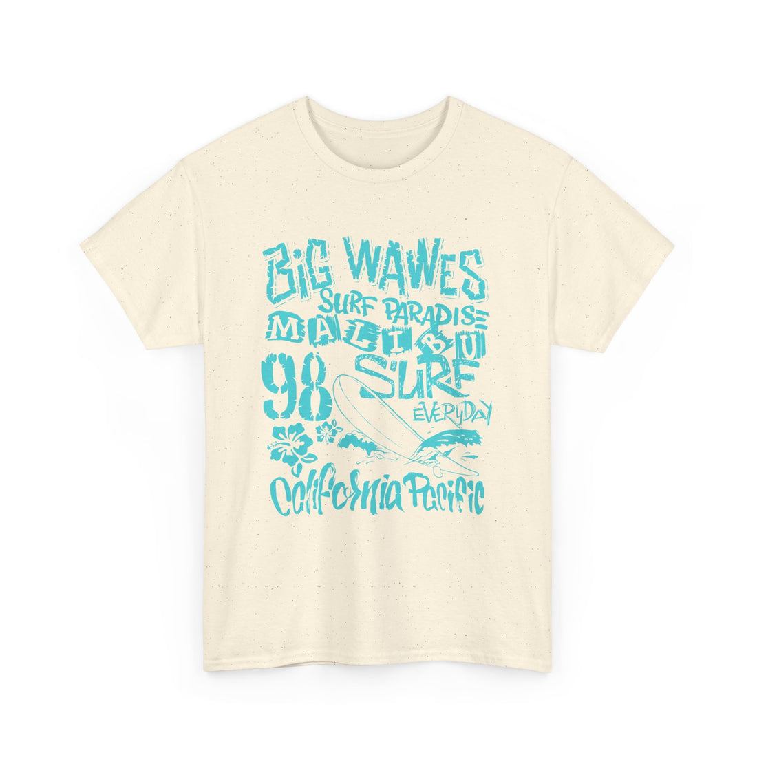 Big Waves Surf Paradise T-Shirt - Graphic T-Shirt from Tee Utopia