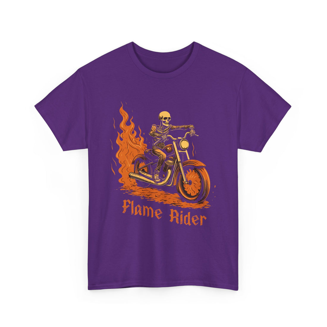 Flame Rider T-Shirt - Graphic T-Shirt from Tee Utopia