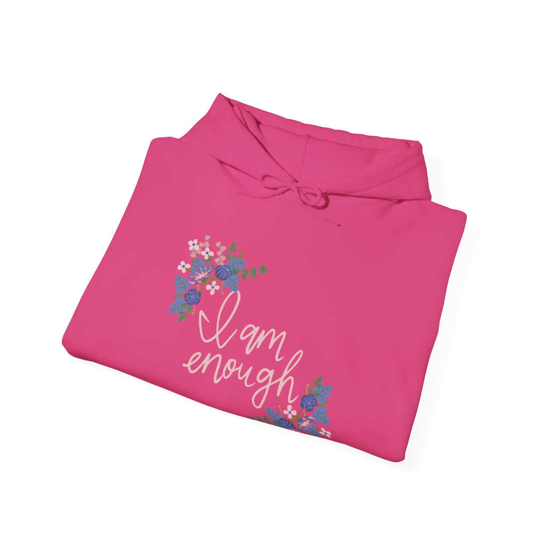 I Am Enough Hoodie - Graphic Hoodie from Tee Utopia