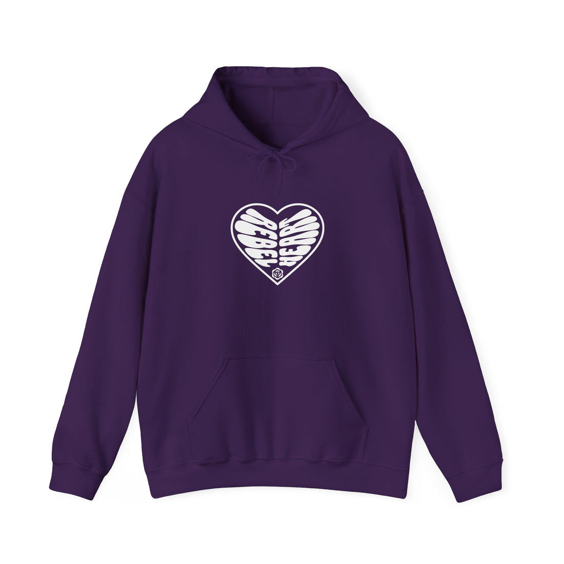 Rebel Heart Front and Back Hoodie - Graphic Hoodie from Tee Utopia