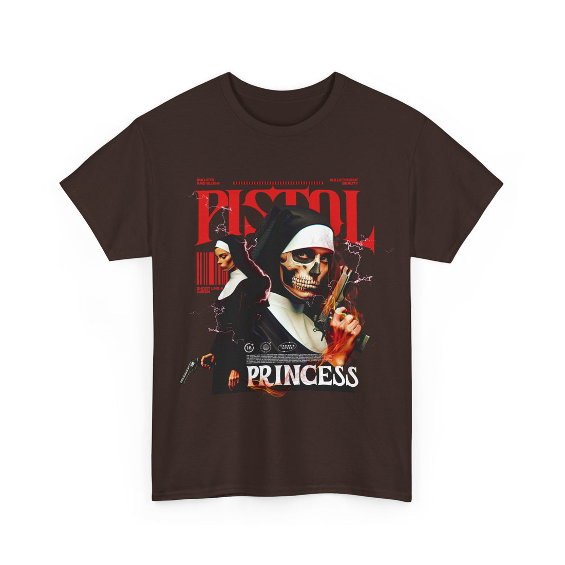 Pistol Princess T-Shirt - Graphic T-Shirt from Tee Utopia