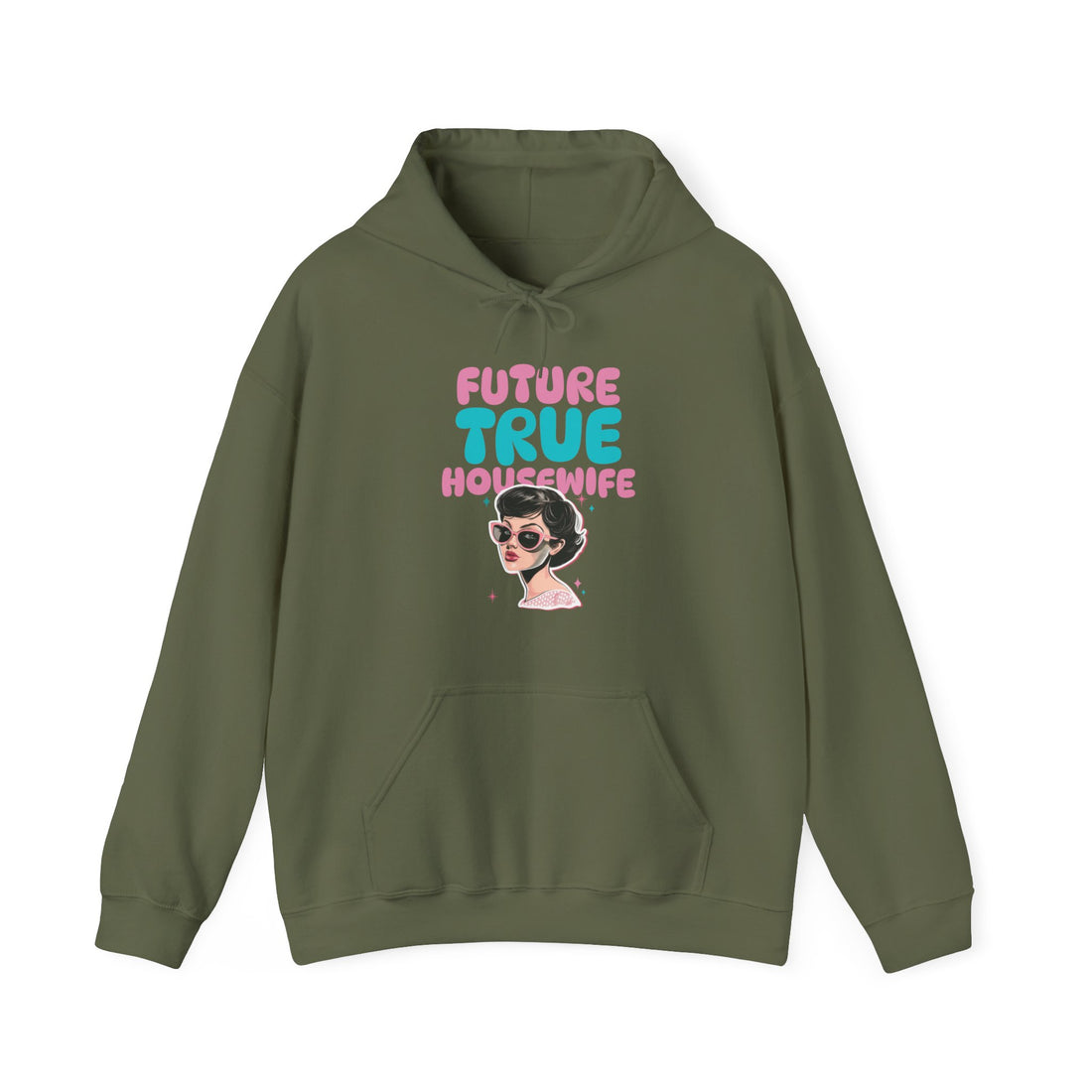 True Future Housewife Hoodie - Graphic Hoodie from Tee Utopia