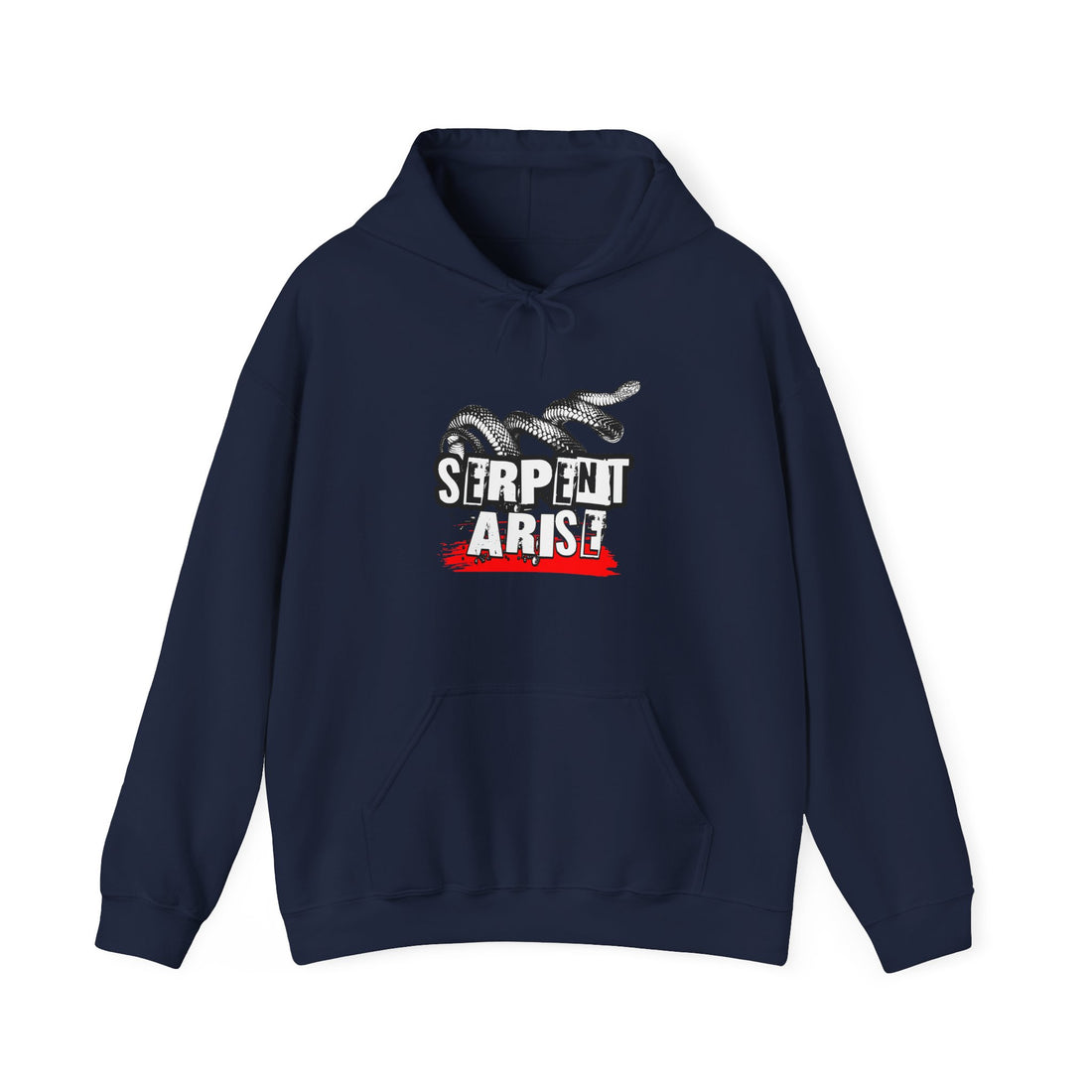 Serpent Arise Front and Back Hoodie - Graphic Hoodie from Tee Utopia