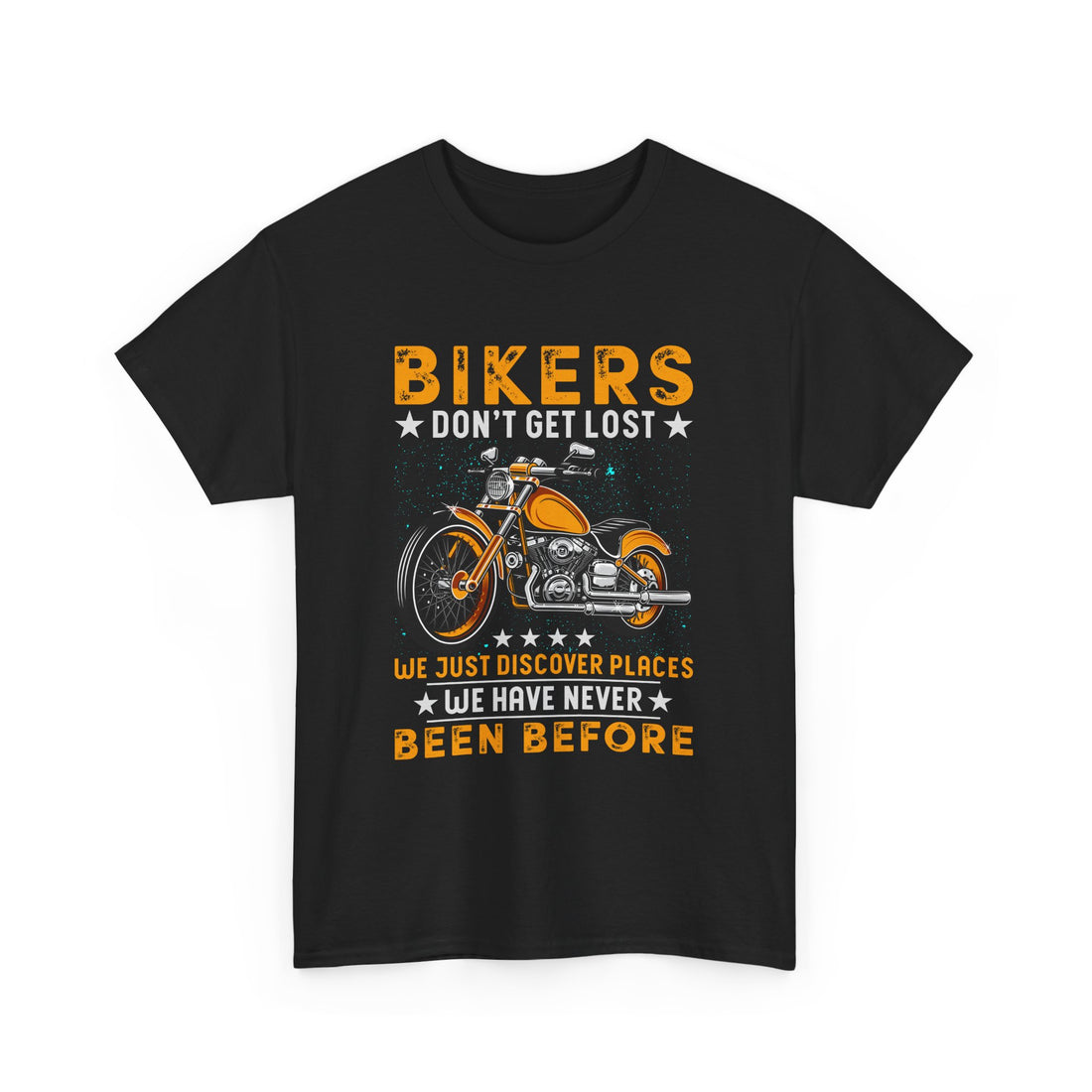 Bikers Don't Get Lost T-Shirt - Graphic T-Shirt from Tee Utopia