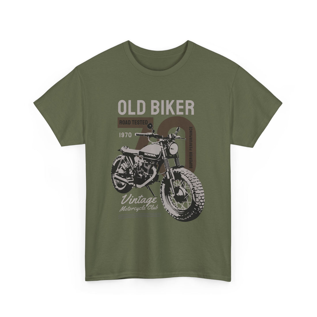 Old Biker T-Shirt - Graphic T-Shirt from Tee Utopia