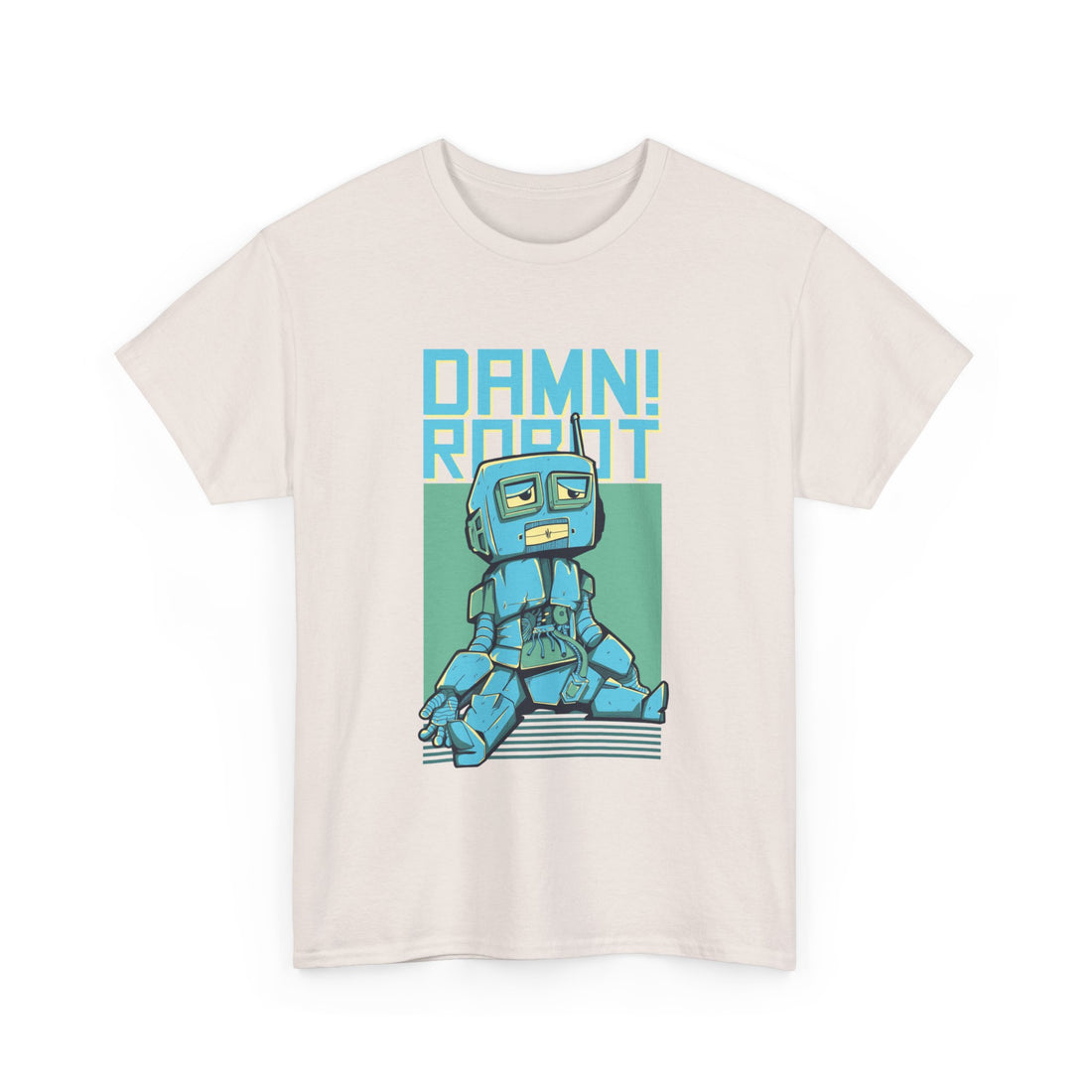 Damn! Robot T-Shirt - Graphic T-Shirt from Tee Utopia