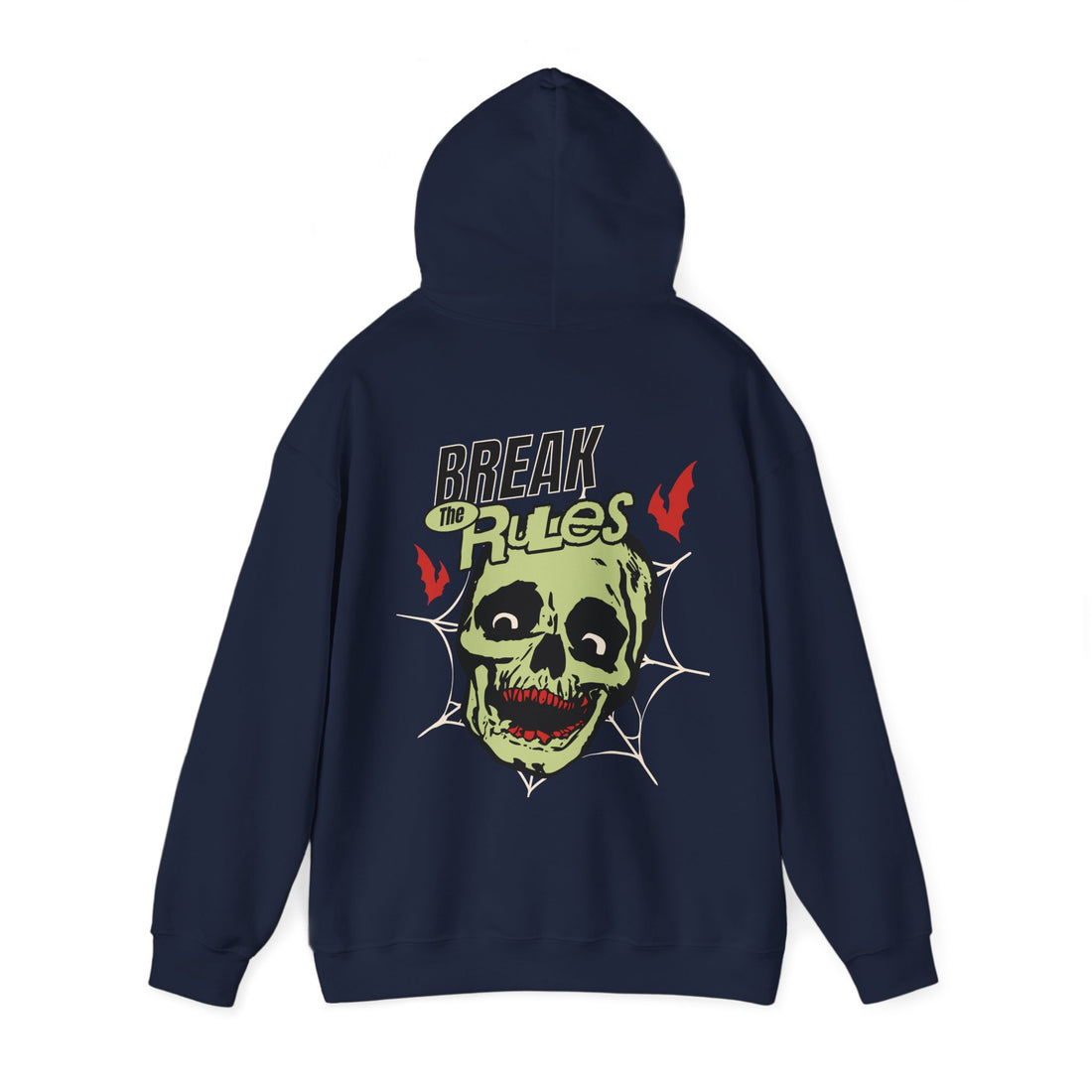 Break The Rules Front and Back Hoodie - Graphic Hoodie from Tee Utopia