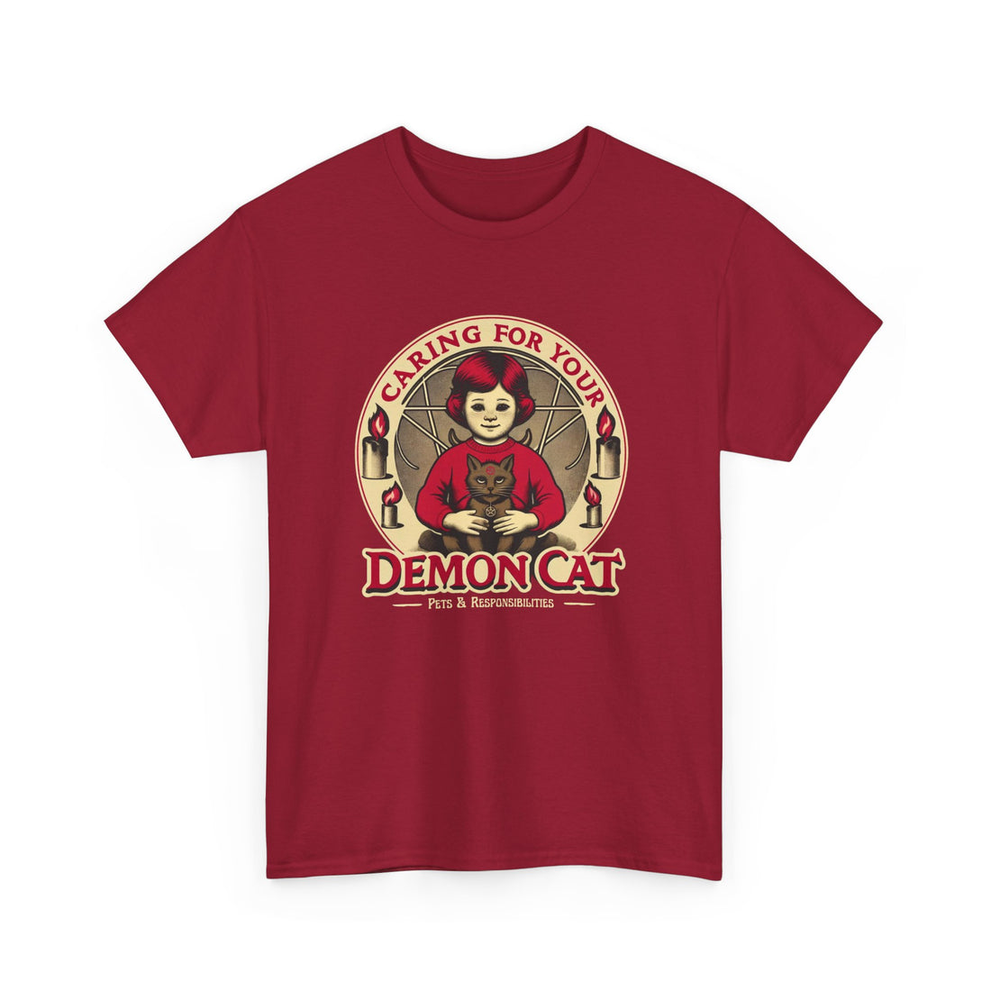 Caring For Your Demon T-Shirt - Graphic T-Shirt from Tee Utopia