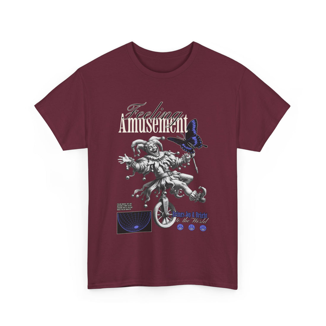 Feeling Amusement T-Shirt - Graphic T-Shirt from Tee Utopia