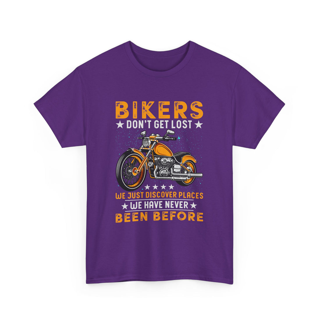 Bikers Don't Get Lost T-Shirt - Graphic T-Shirt from Tee Utopia