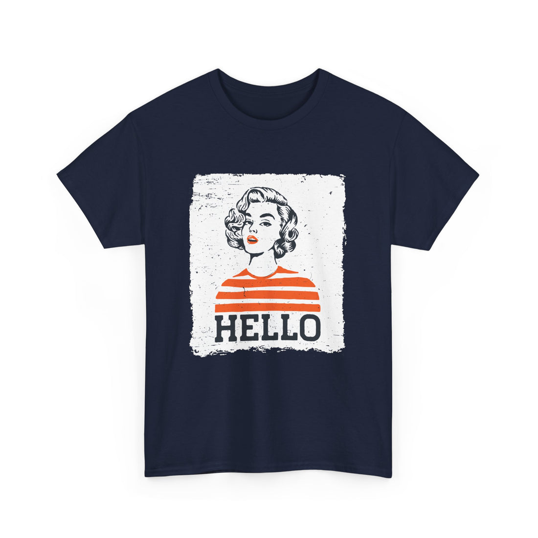 HELLO Vintage T-Shirt - Graphic T-Shirt from Tee Utopia