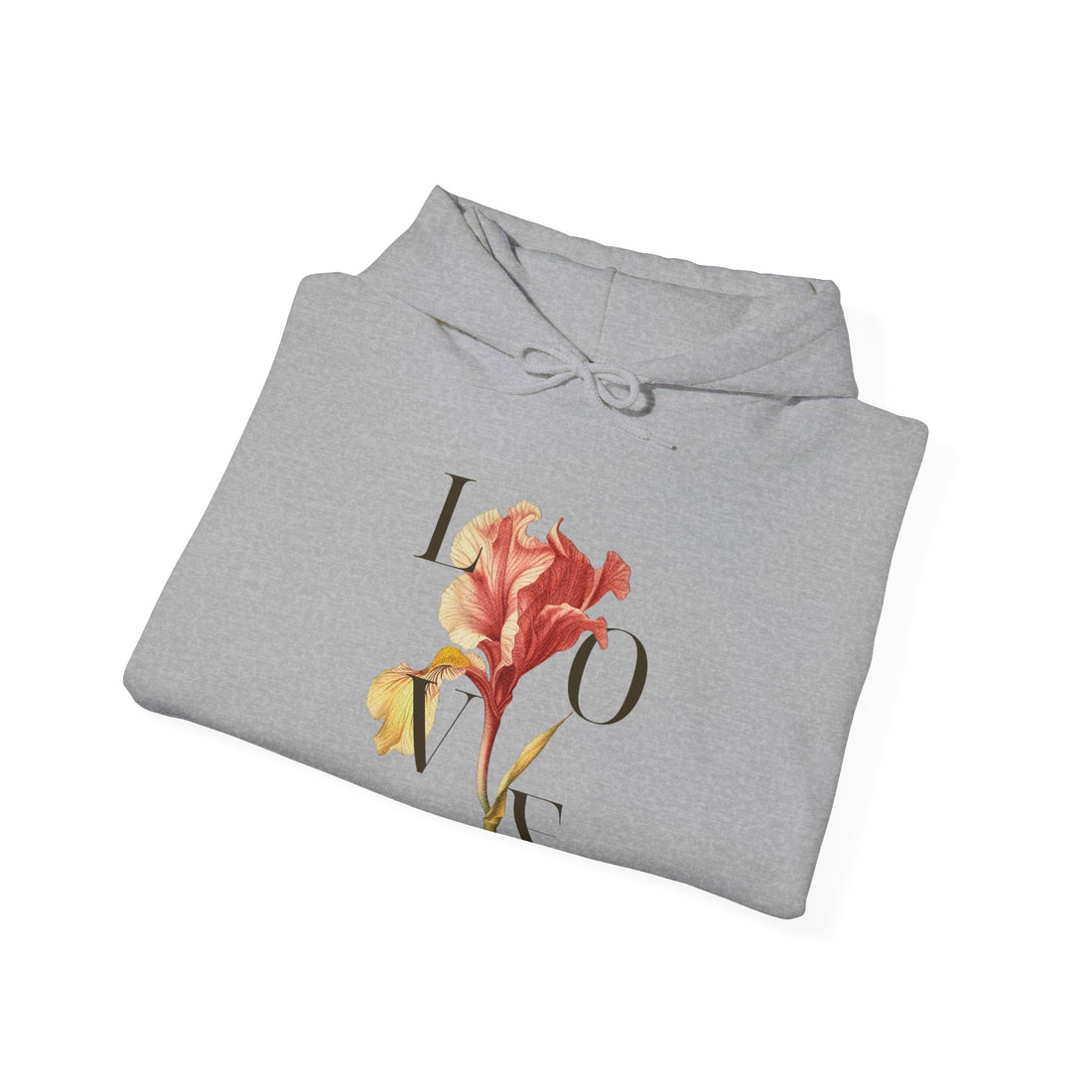 Love Flower Painting Hoodie - Graphic Hoodie from Tee Utopia
