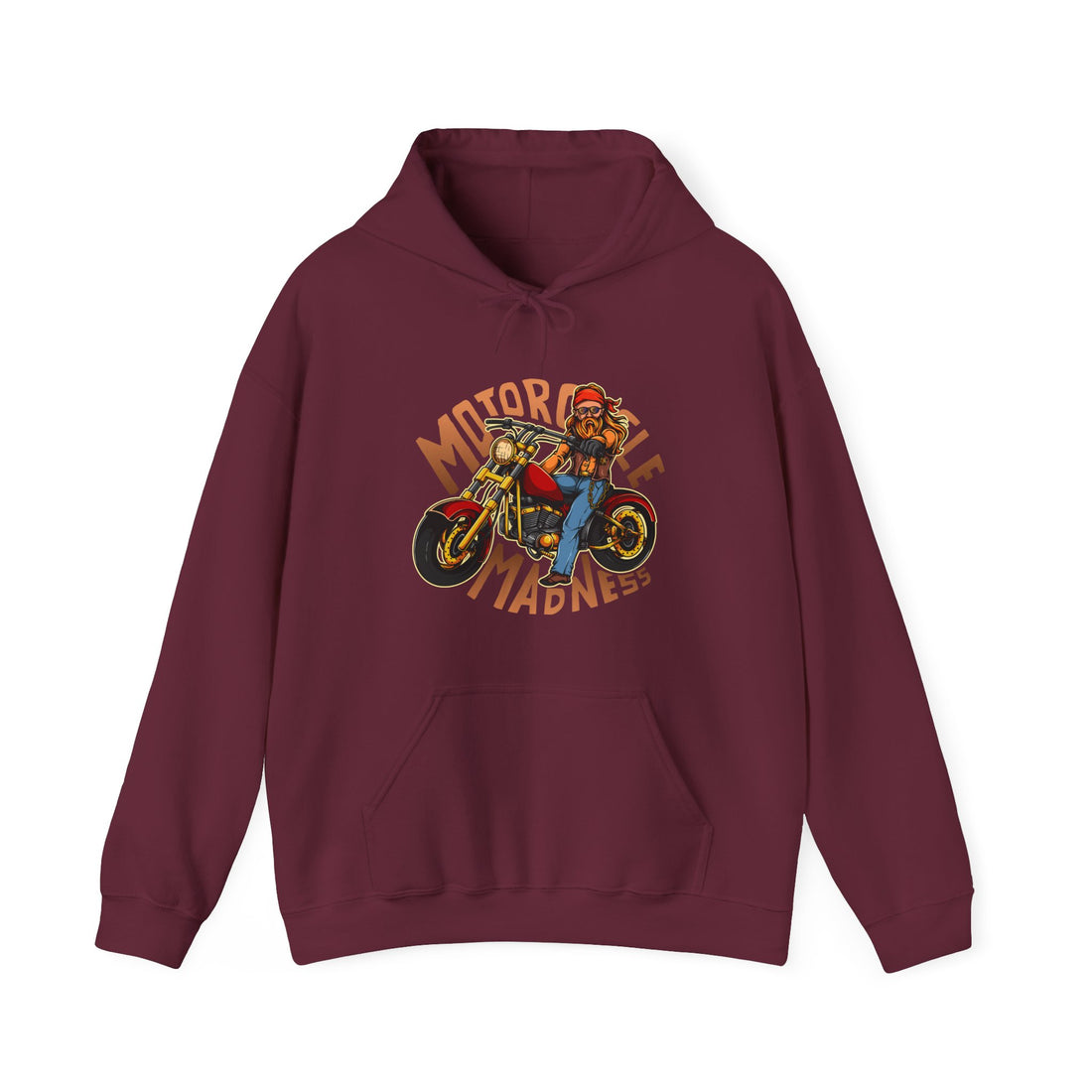 Motorcycle Madness Hoodie - Graphic Hoodie from Tee Utopia