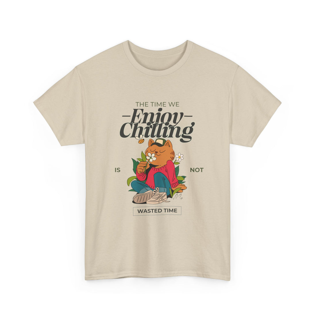Enjoy Chilling T-Shirt - Graphic T-Shirt from Tee Utopia