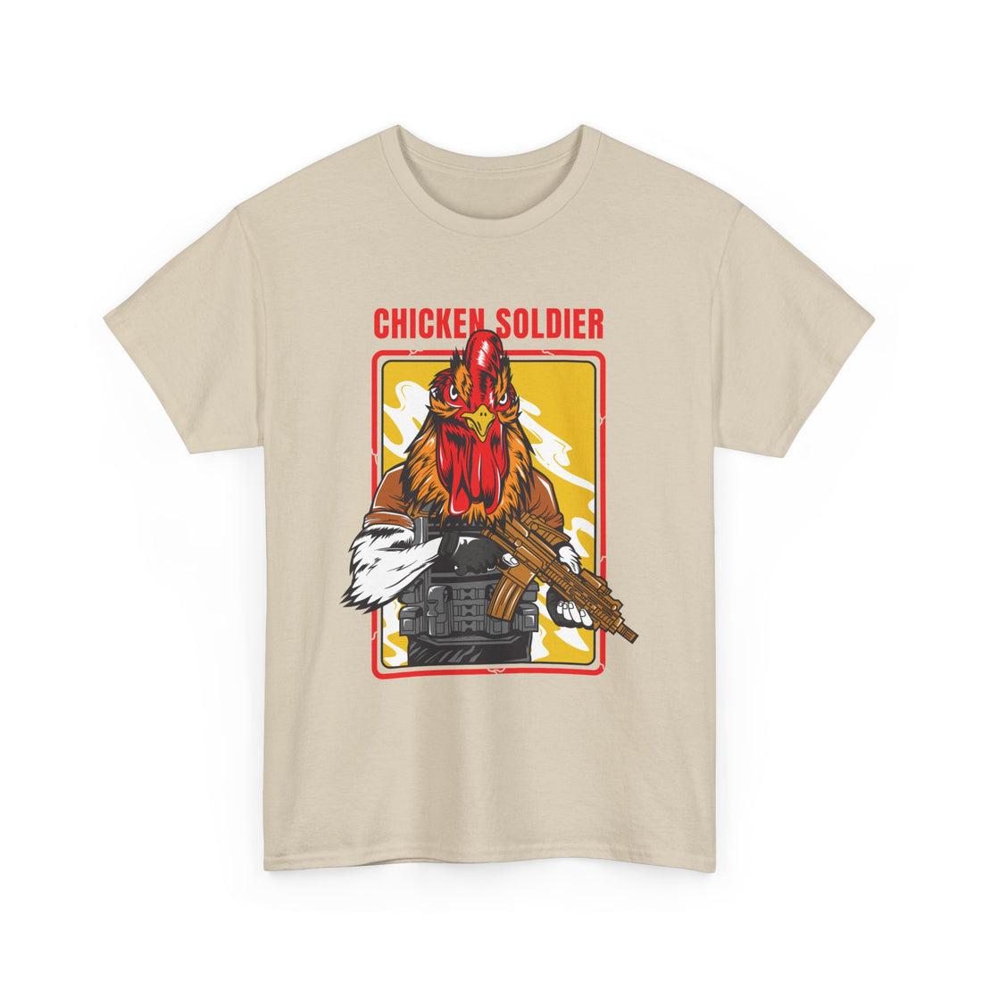 Chicken Soldier T-Shirt - Graphic T-Shirt from Tee Utopia