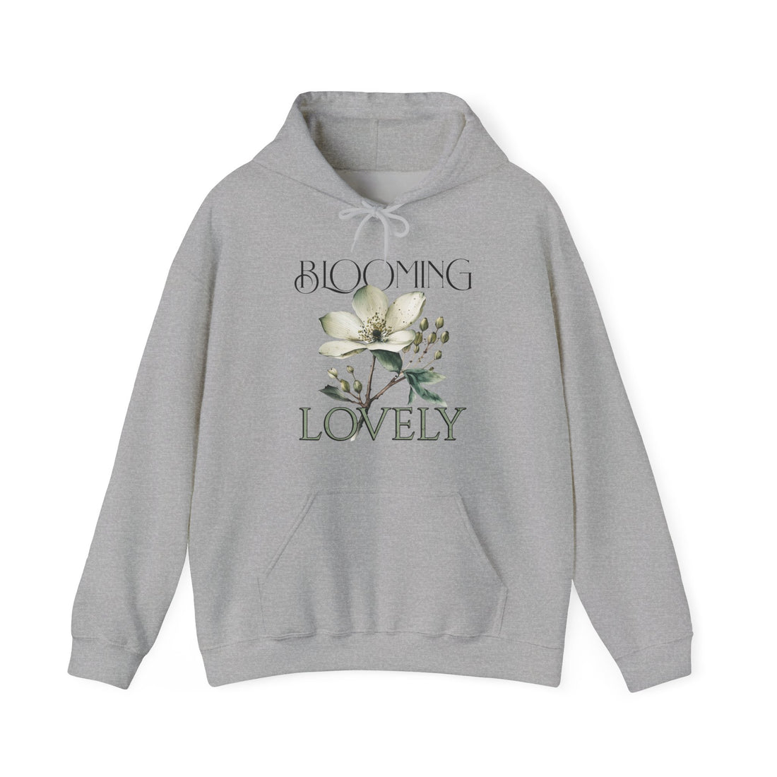 Blooming Lovely Hoodie - Graphic Hoodie from Tee Utopia