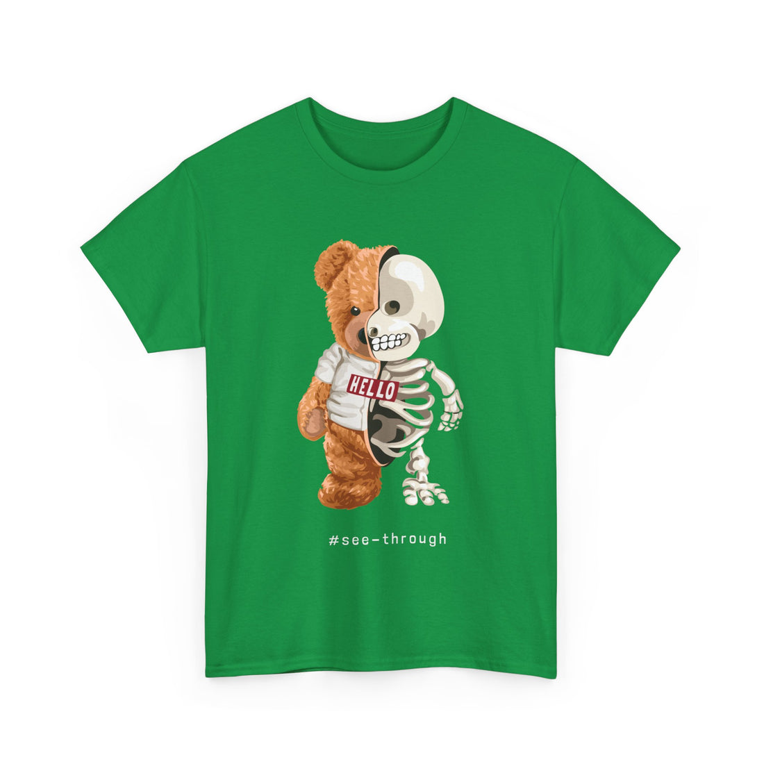 HELLO See-Through T-Shirt - Graphic T-Shirt from Tee Utopia