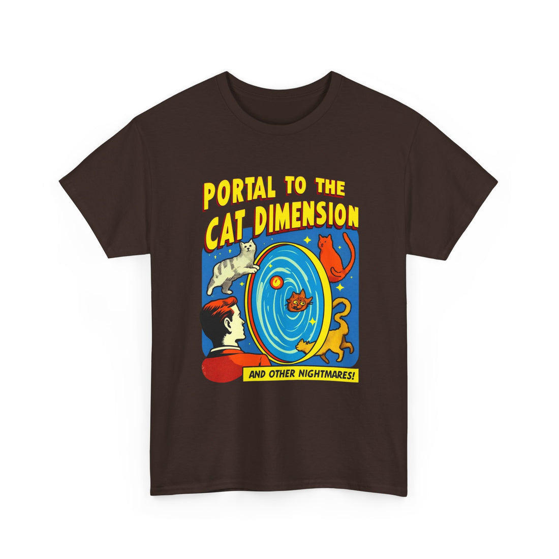 Portal To The Cat Dimension T-Shirt - Graphic T-Shirt from Tee Utopia