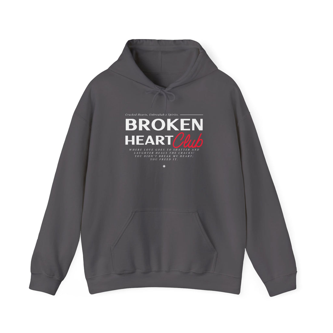 Broken Heart Club Hoodie - Graphic Hoodie from Tee Utopia