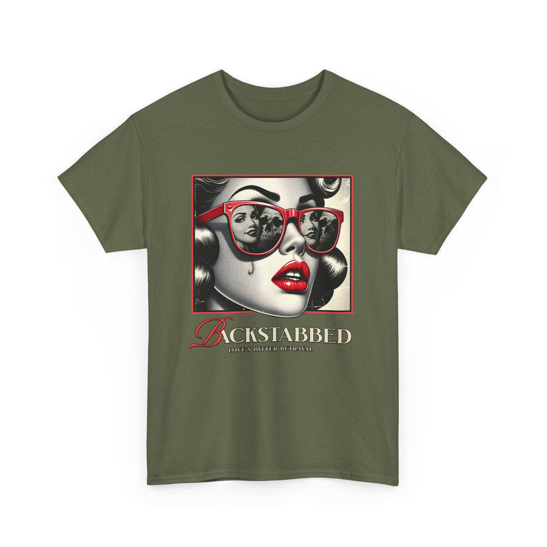 Backstabbed T-Shirt - Graphic T-Shirt from Tee Utopia