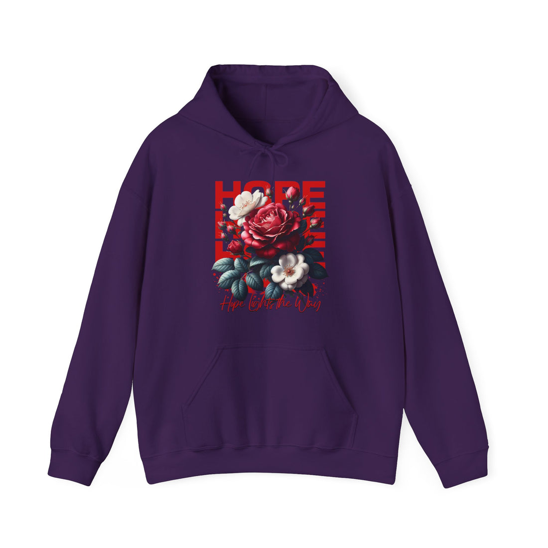 Hope Lights The Way Hoodie - Graphic Hoodie from Tee Utopia
