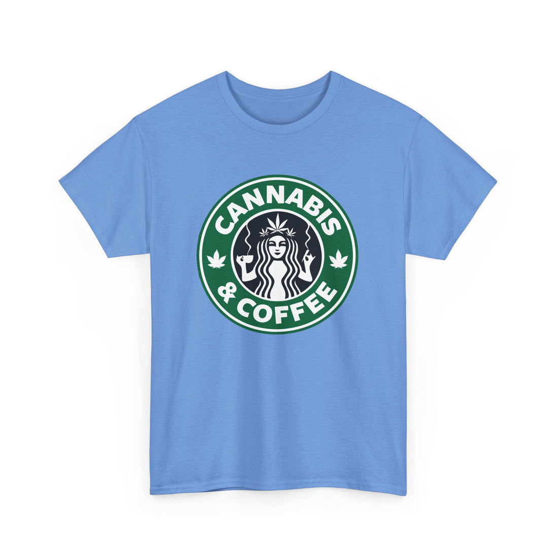 Cannabis and Coffee T-Shirt - Graphic T-Shirt from Tee Utopia
