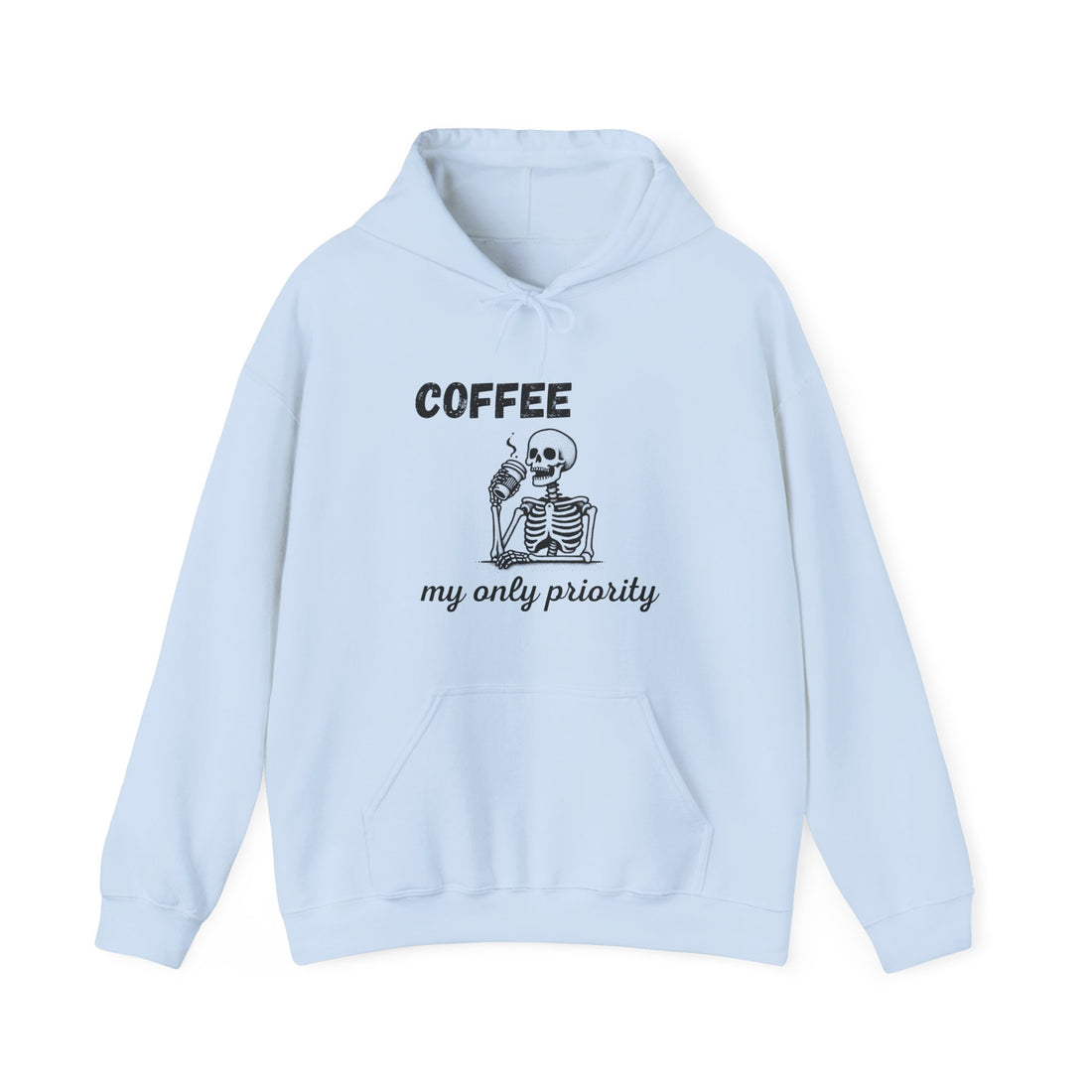Coffee My Only Priority Hoodie - Graphic Hoodie from Tee Utopia
