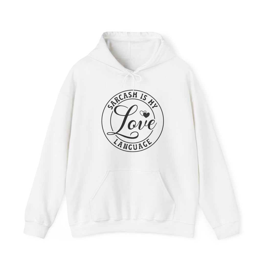 Sarcasm Is My Love Language Hoodie - Graphic Hoodie from Tee Utopia