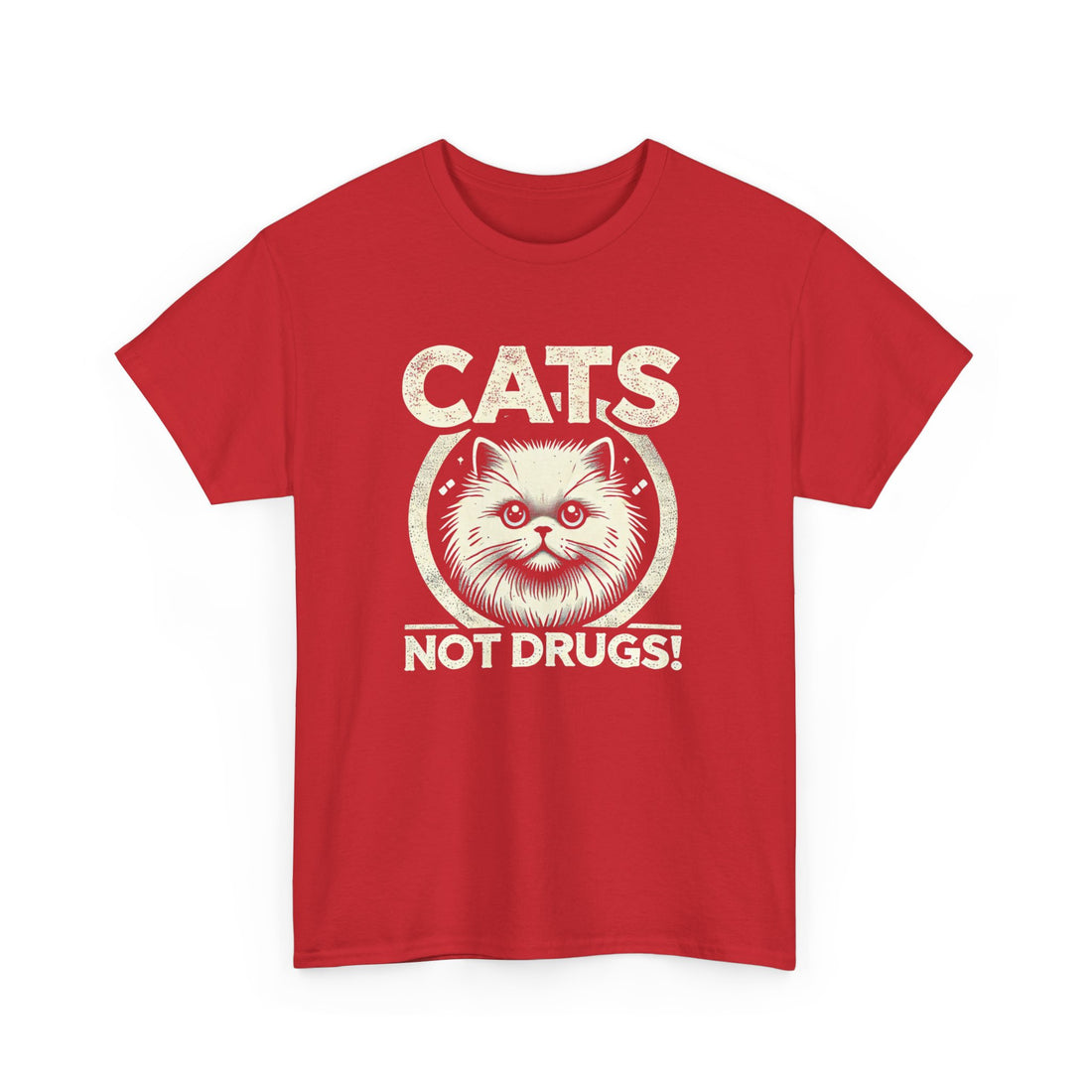 Cats Not Drugs T-Shirt - Graphic T-Shirt from Tee Utopia