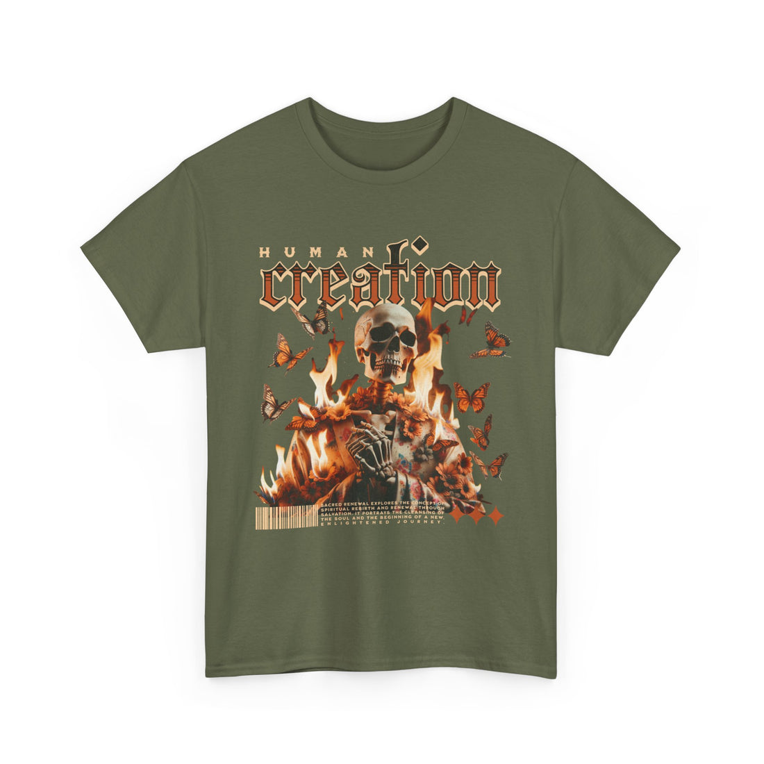 Human Creation T-Shirt - Graphic T-Shirt from Tee Utopia