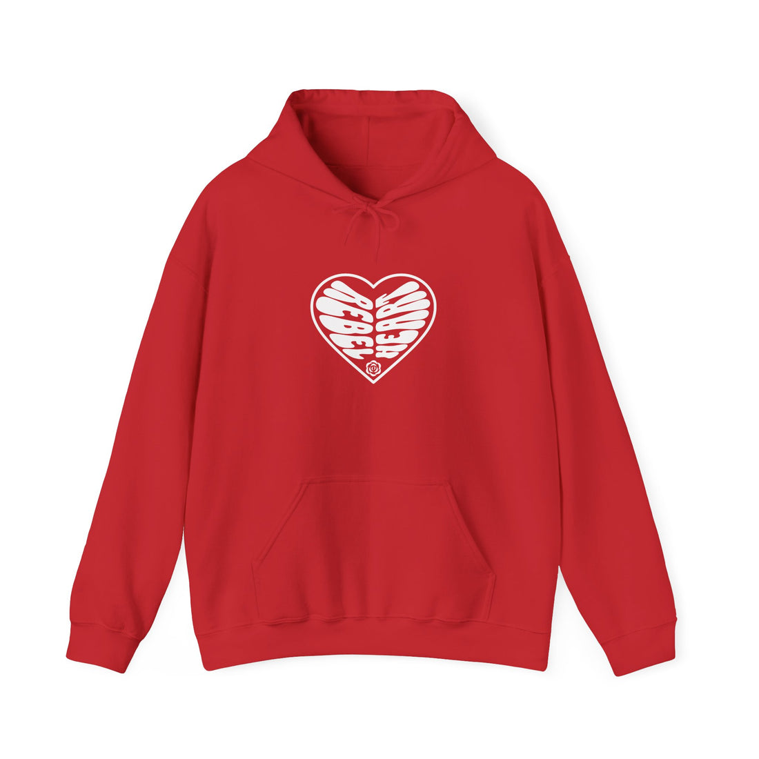 Rebel Heart Front and Back Hoodie - Graphic Hoodie from Tee Utopia