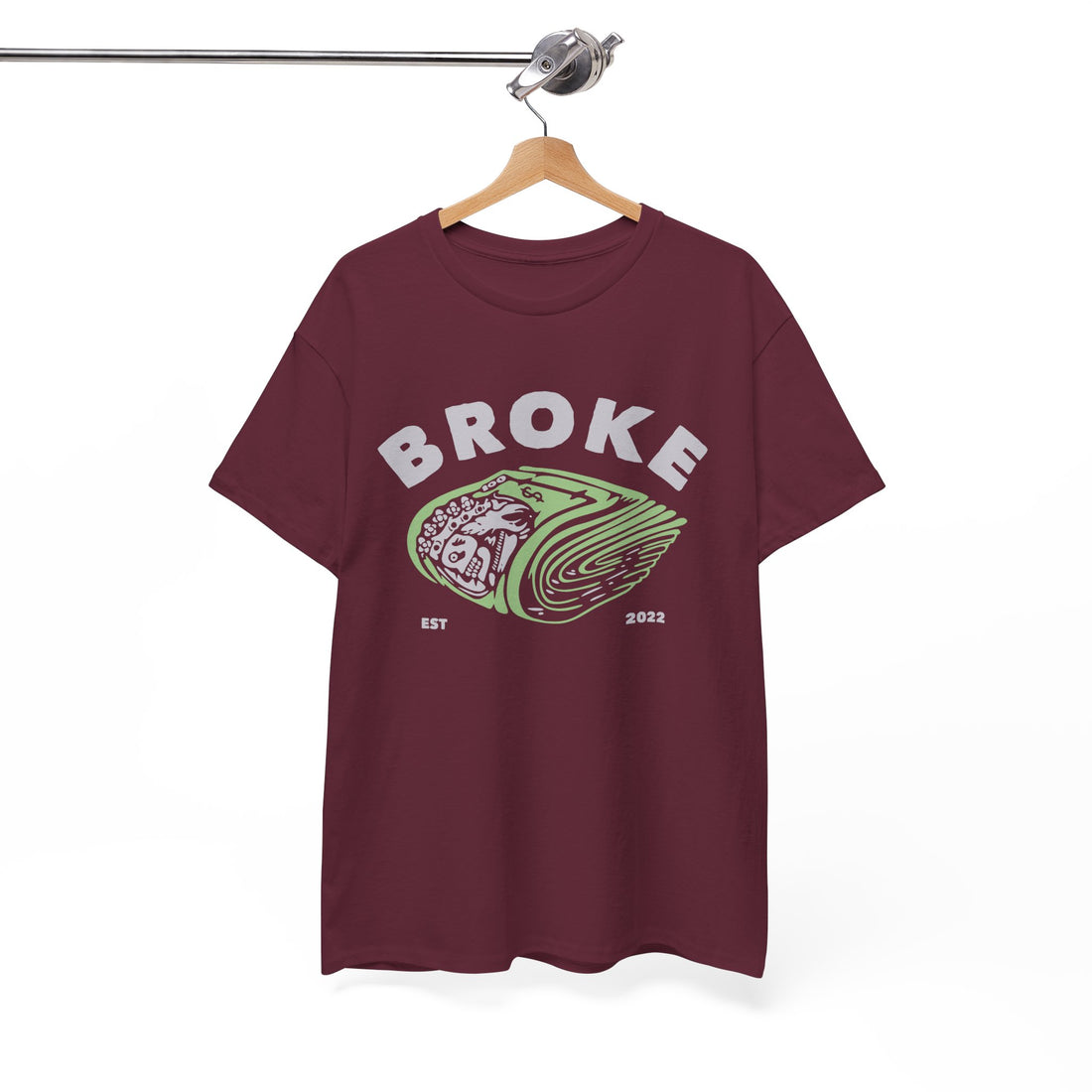 Broke T-Shirt - Graphic T-Shirt from Tee Utopia