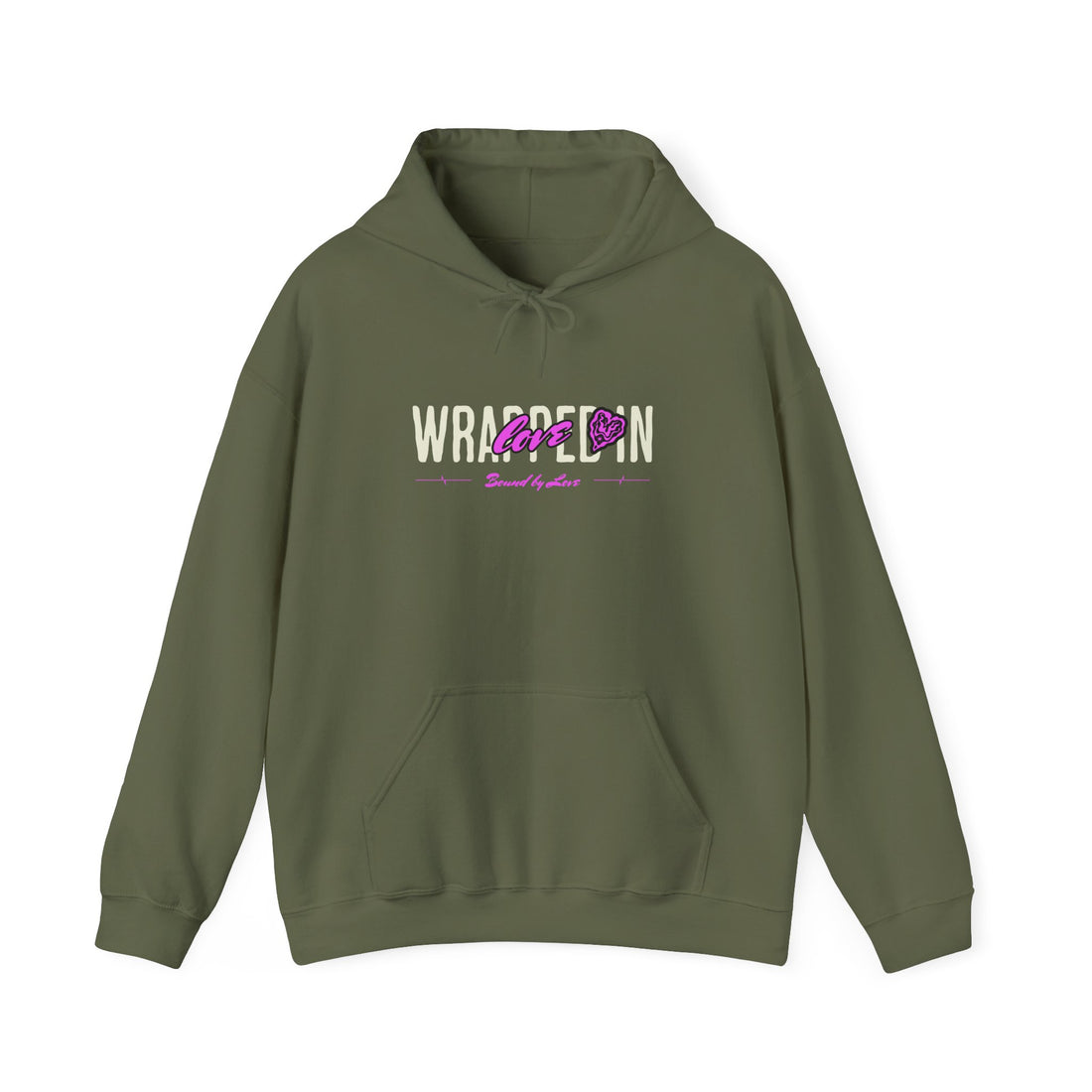 Wrapped In Love Front and Back Hoodie