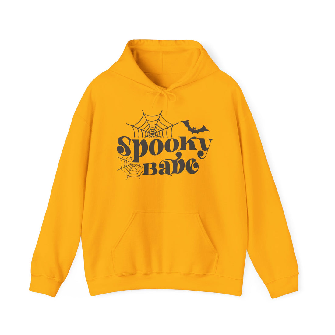Spooky Babe Bats & Spiders Hoodie - Graphic Hoodie from Tee Utopia