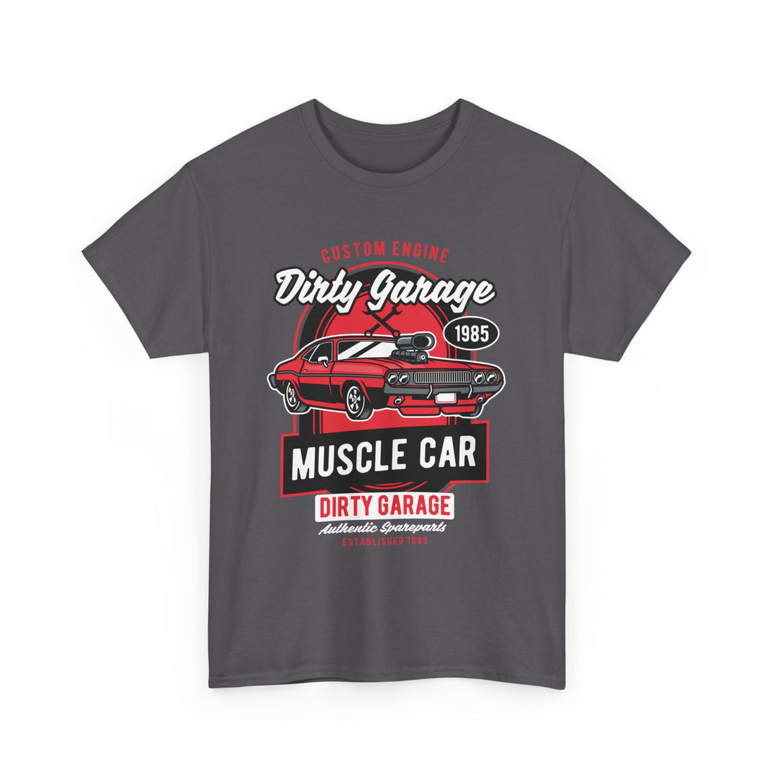 Dirty Garage T-Shirt - Graphic T-Shirt from Tee Utopia