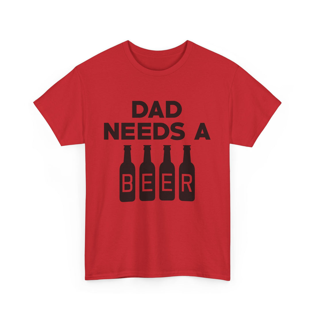 Dad Needs a Beer T-Shirt - Graphic T-Shirt from Tee Utopia