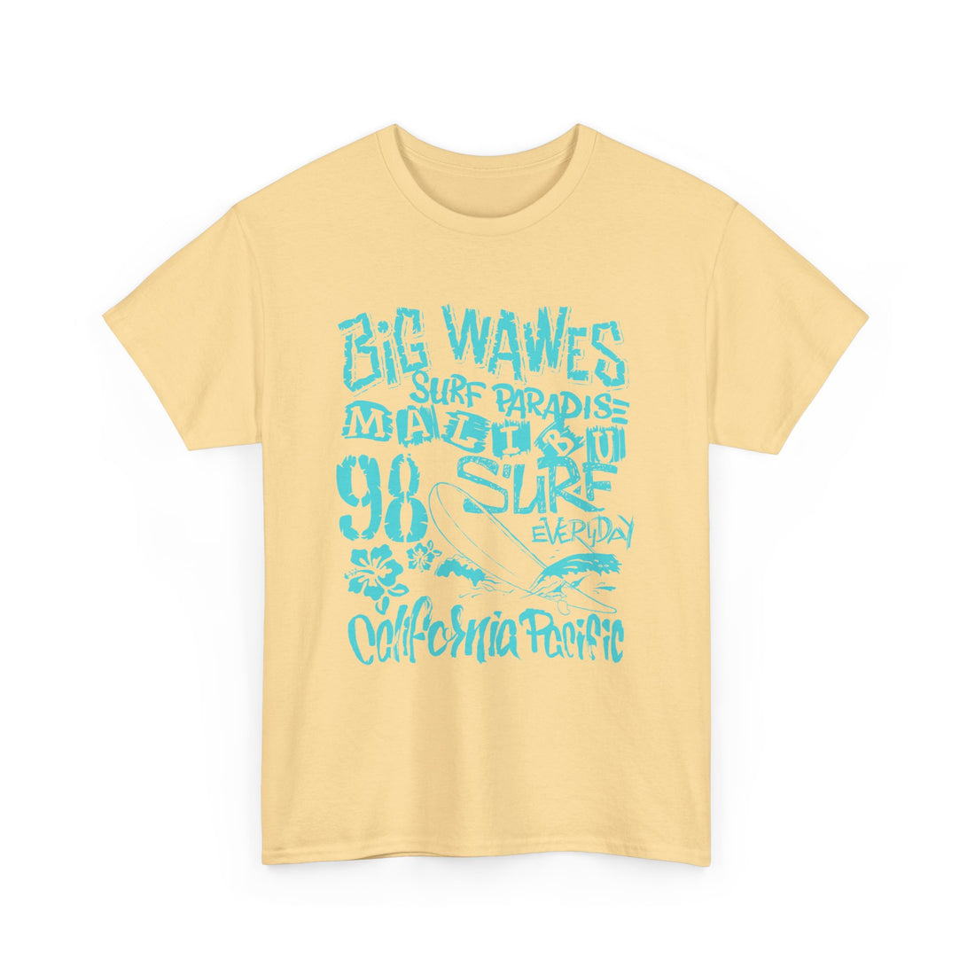 Big Waves Surf Paradise T-Shirt - Graphic T-Shirt from Tee Utopia