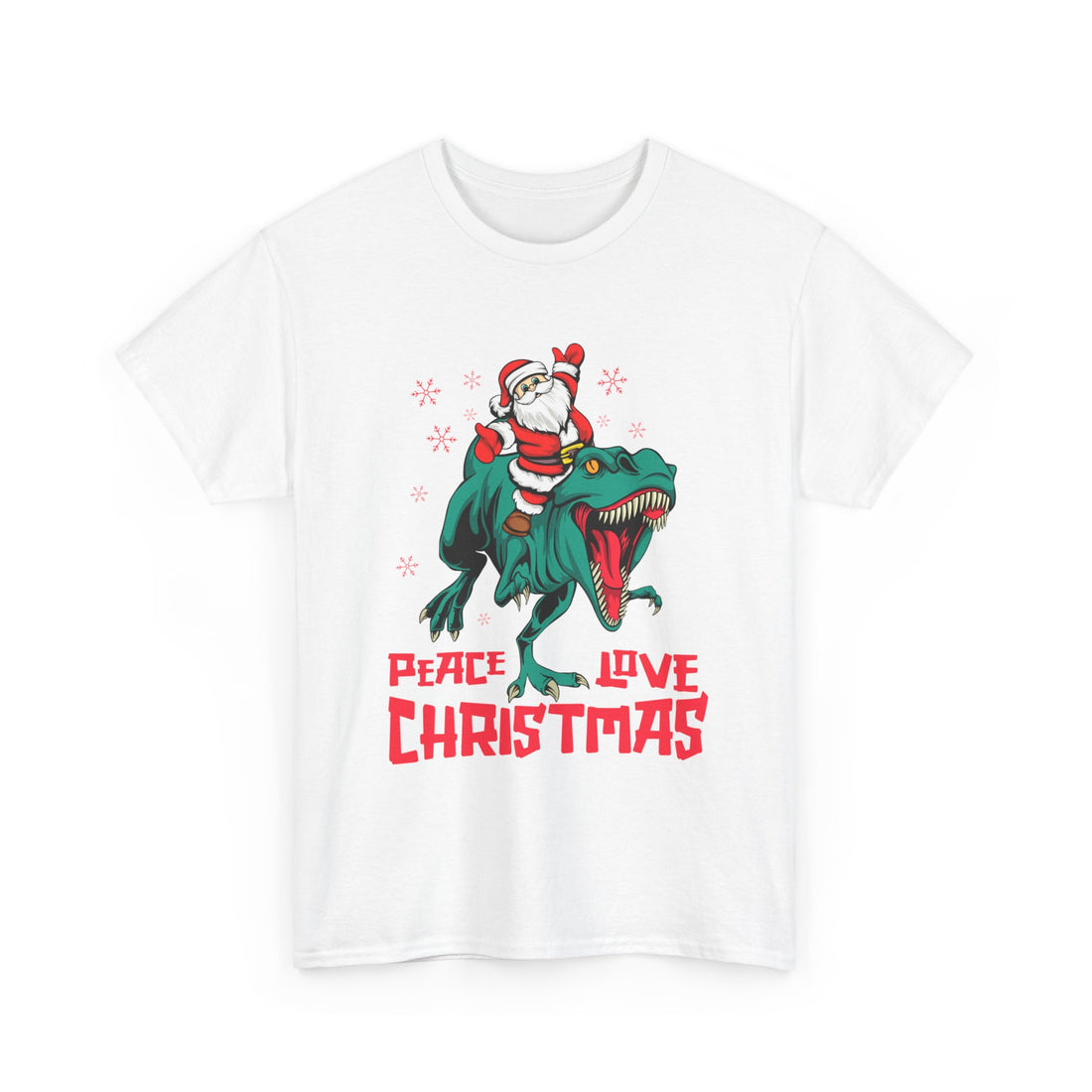 Peace Love Christmas T-Shirt - Graphic T-Shirt from Tee Utopia