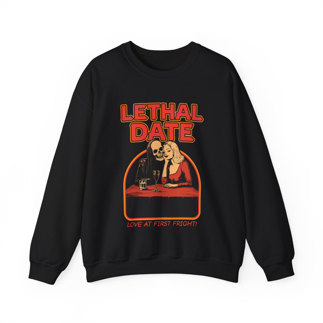Lethal Date Sweatshirt - Graphic Sweatshirt from Tee Utopia